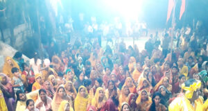 पंचमुखी भोलेनाथ मंदिर में श्रीमद भागवत कथा, पांचवें दिन उमड़ा श्रद्धालुओं का जनसैलाब