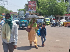 छतरपुर में आसमान से गिर रही आग, तापमान 42 डिग्री पारलू की तेज हवा ने लोगों को घरों में कैद कर दिया, राहगीर बे हाल